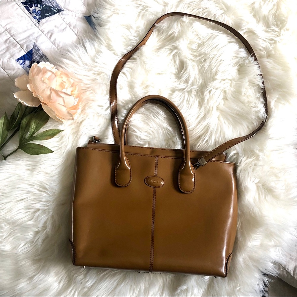 TOD’S caramel Diana bag